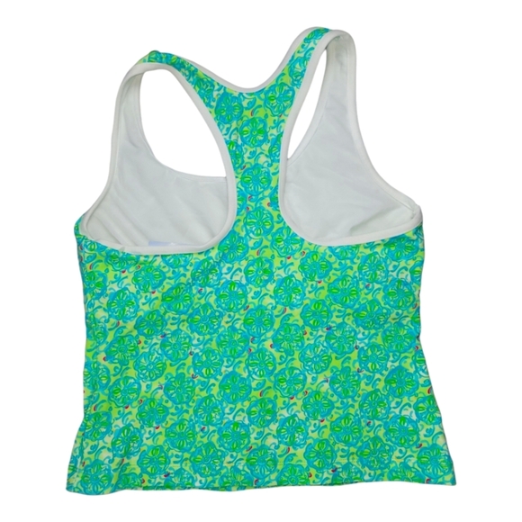 *NWT* JOCKEY Activewear/Athleisure Print Capri & Racerback Top with Lycra - Picture 3 of 13